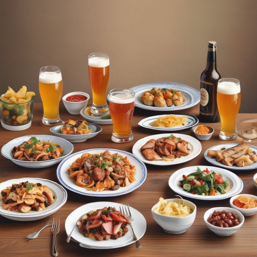 Beer pairing dishes